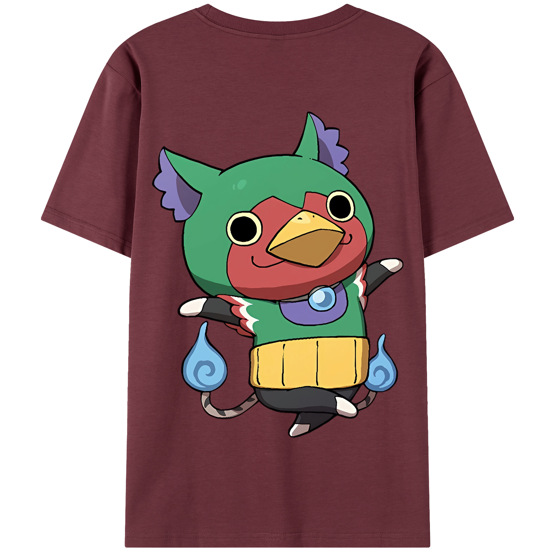 （画像用） 妖怪ウォッチ Yo-kai Watch 綿100％半袖Tシャツ（背面プリント）